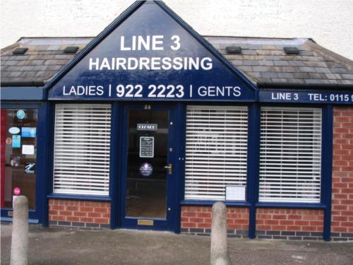 Line 3 Hairdressing Nottingham